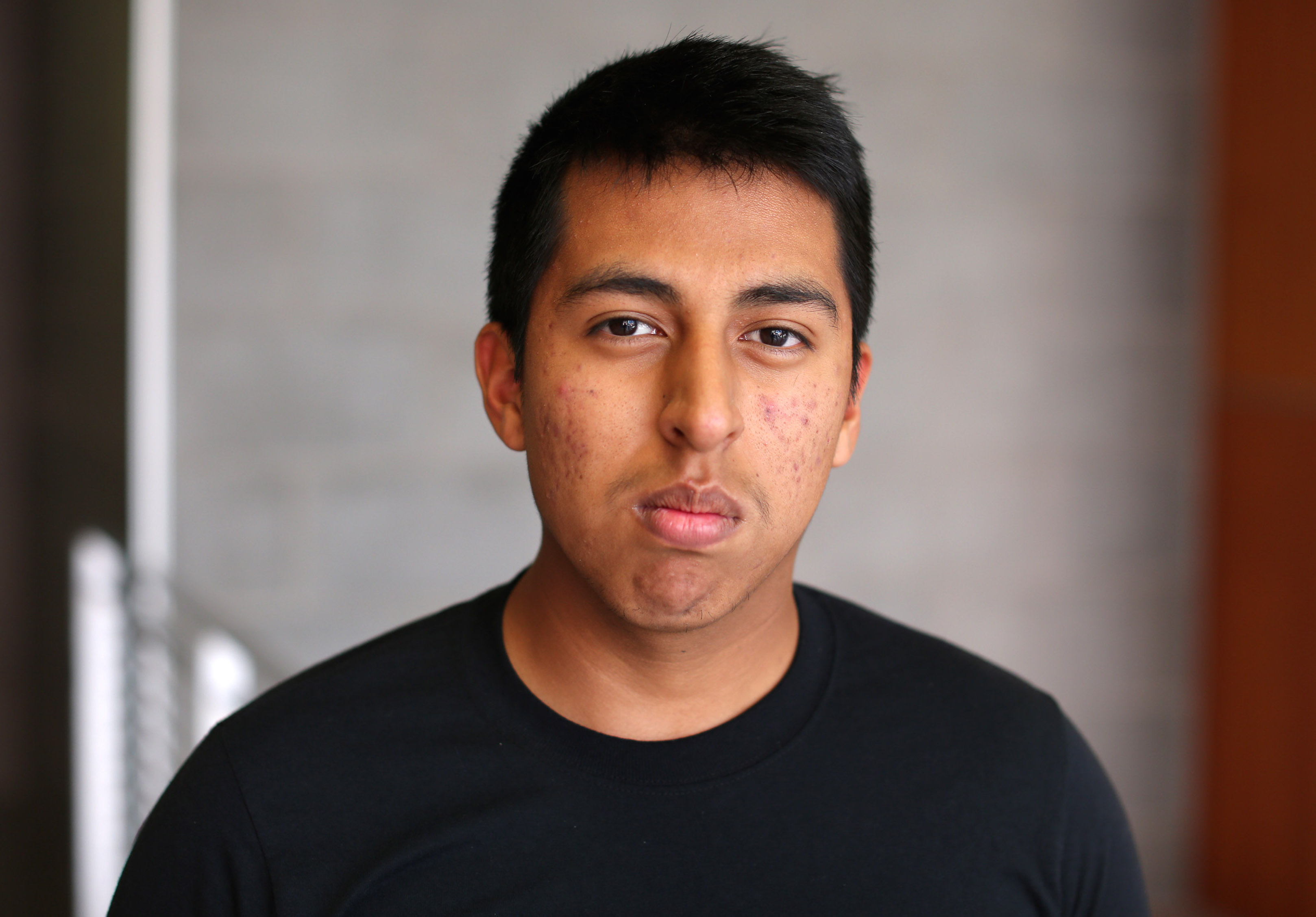 DACA student Bryan Peña, at Cal State LA. Photo by J. Emilio Flores/Cal State LA